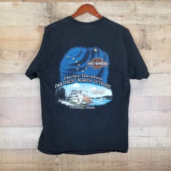 Harley Davidson L Farthest North Outpost Shirt - Picture 3 of 6